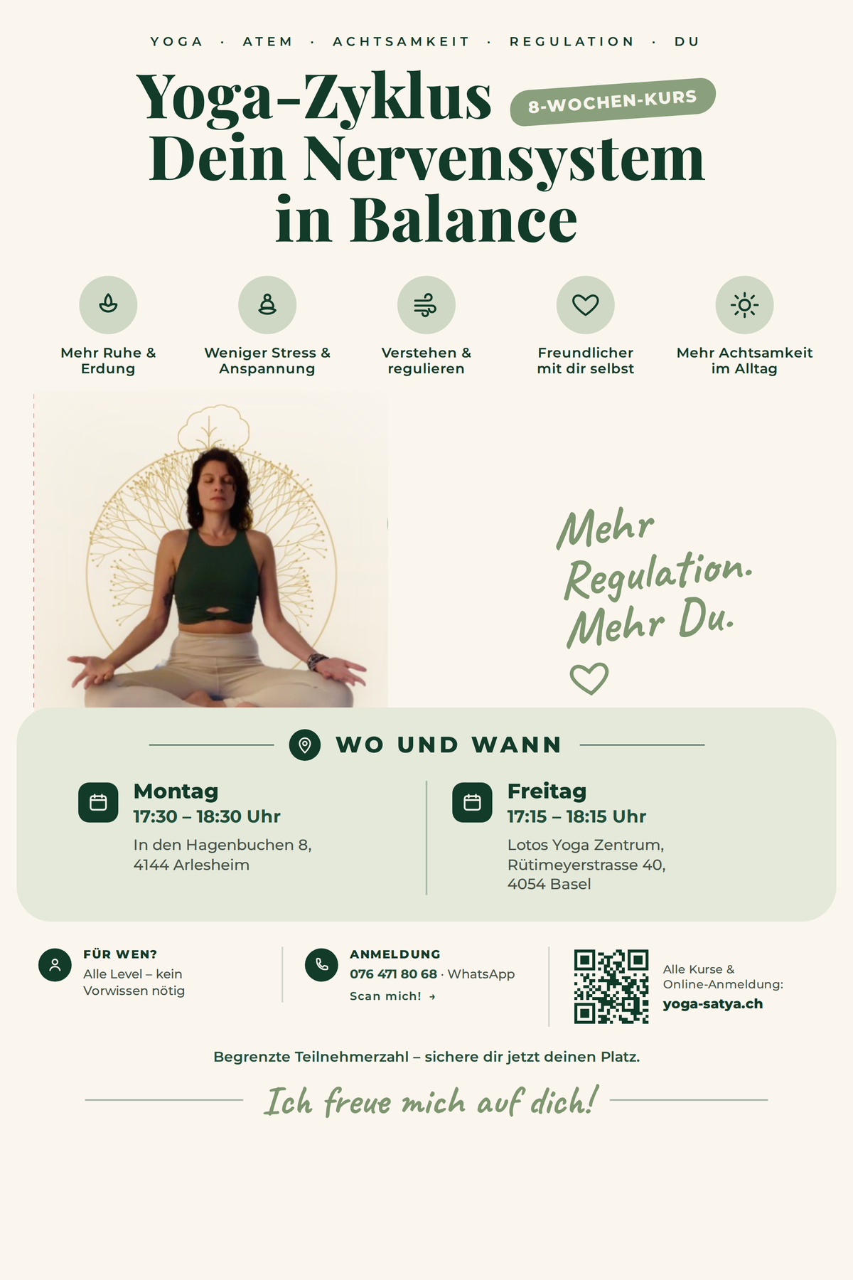 Yoga-Zyklus Flyer